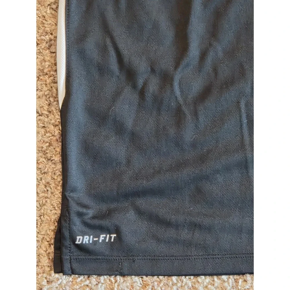 Nike Dri-FIT Lonestar Soccer Club Polo Shirt Men's Size Medium Black Athletic